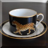 P04. Lynn Chase ”Jaguar Jungle” china set. Service for 10. More pieces to come. 